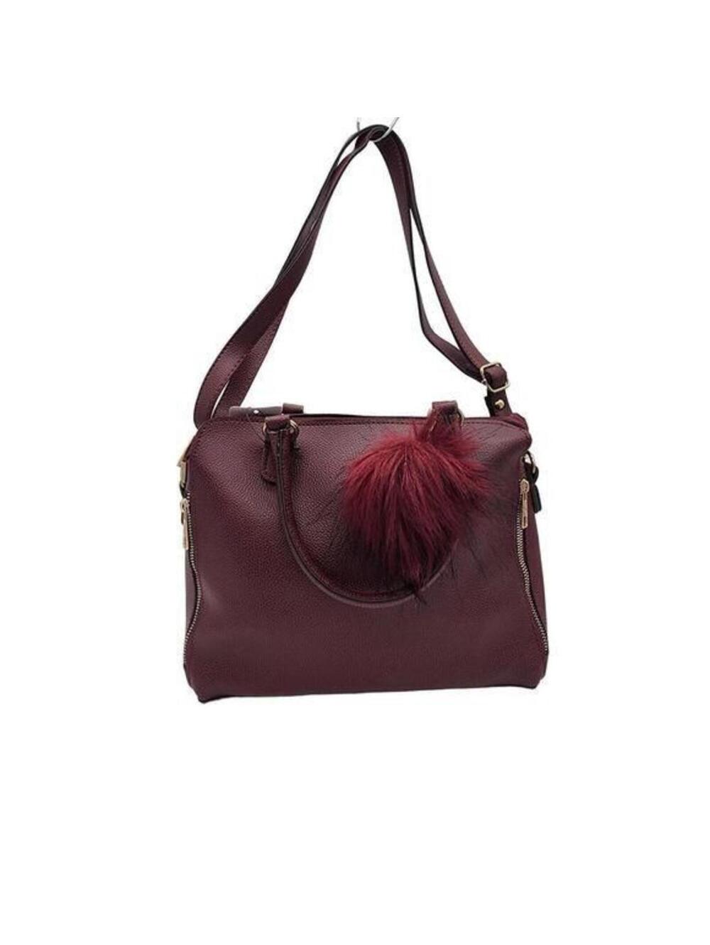 Women Large Faux Leather Handbag